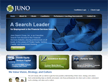 Tablet Screenshot of junosearch.com